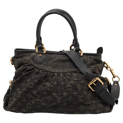 louis vuitton black denim monogram denim neo cabby mm bag|louis vuitton denim bumbag.